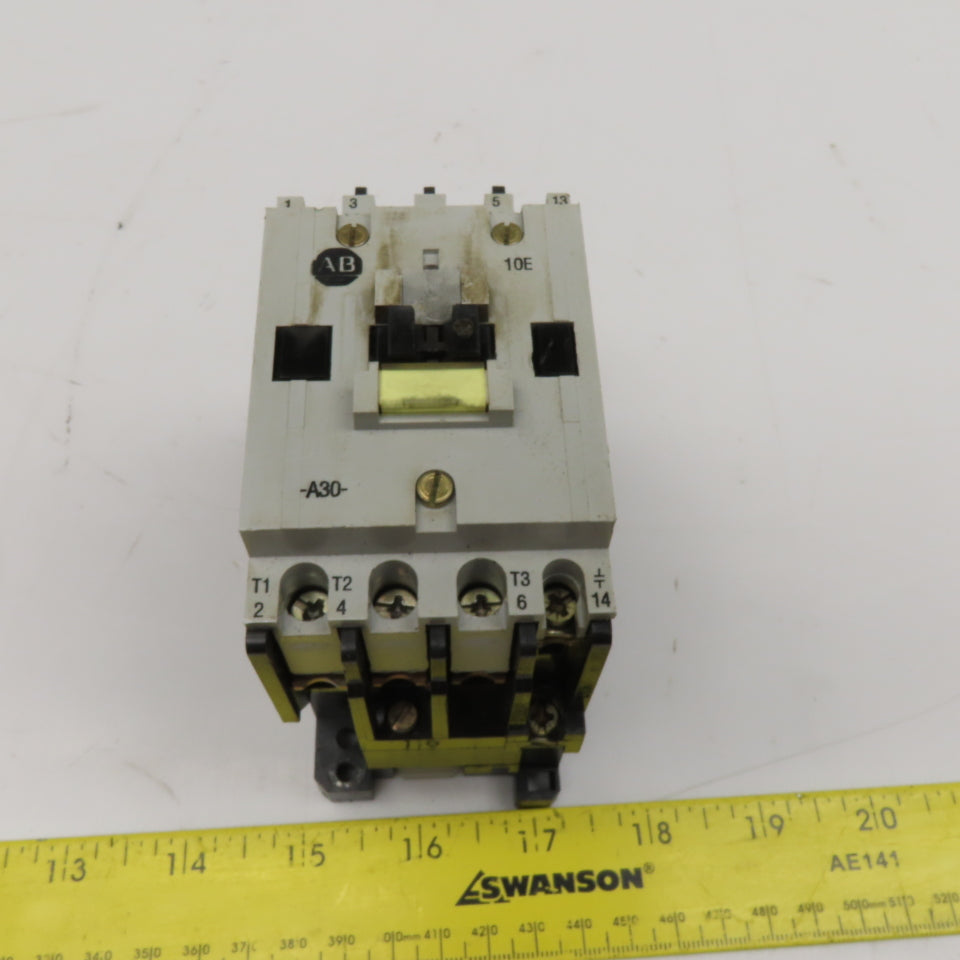 Allen Bradley 100-A30ND3 30A 600V 25Hp MAX Contactor Relay 120V Coil