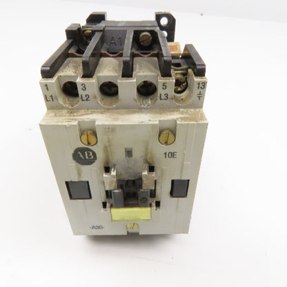 Allen Bradley 100-A30ND3 30A 600V 25Hp MAX Contactor Relay 120V Coil