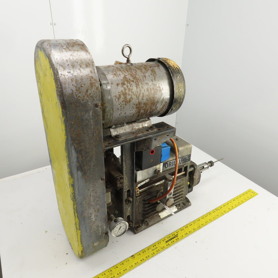 Drill Unit L-150H 3HP Horizontal Drilling Head 8-1/2" Stroke 1760RPM 230/460V