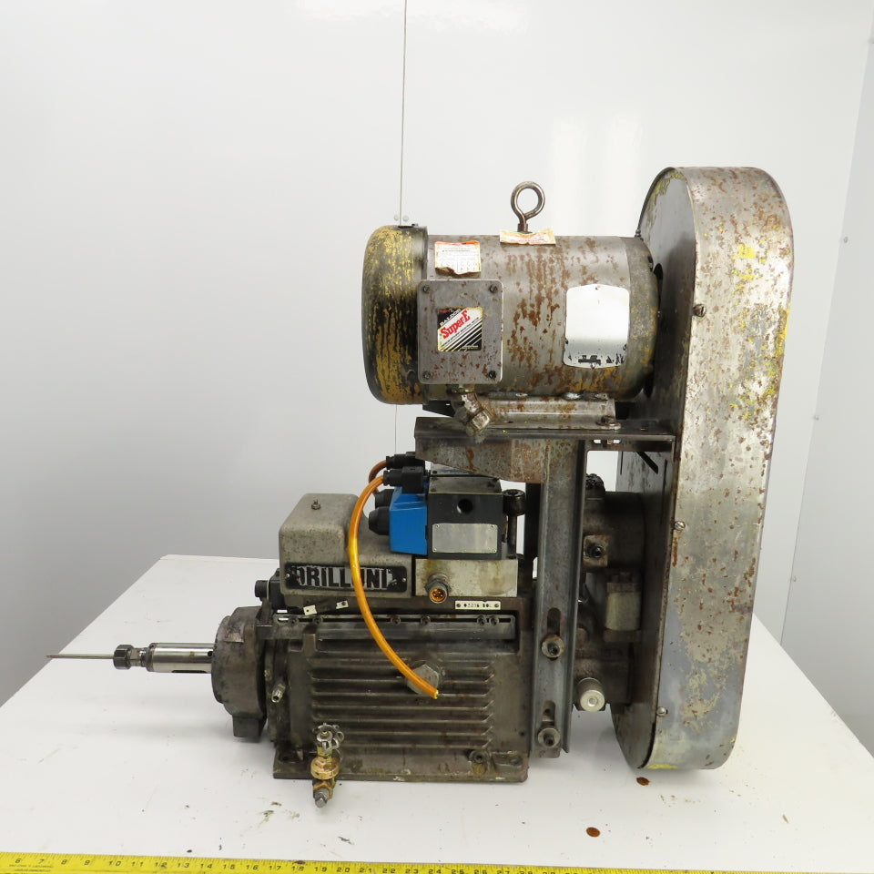Drill Unit L-150H 3HP Horizontal Drilling Head 8-1/2" Stroke 1760RPM 230/460V