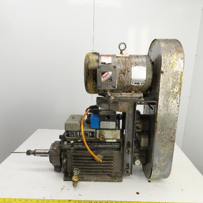 Drill Unit L-150H 3HP Horizontal Drilling Head 8-1/2" Stroke 1760RPM 230/460V