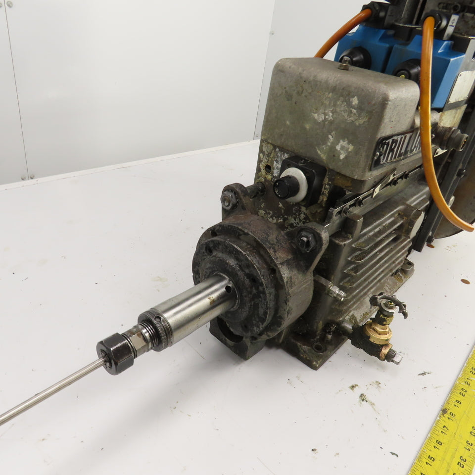 Drill Unit L-150H 3HP Horizontal Drilling Head 8-1/2" Stroke 1760RPM 230/460V
