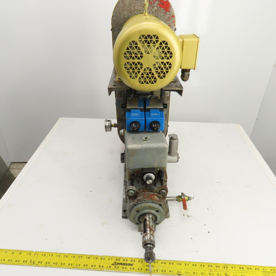 Drill Unit L-150J-V 3HP Horizontal Drilling Head 8-1/2" Stroke 1760RPM 230/460V