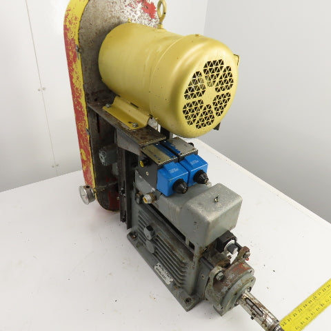 Drill Unit L-150J-V 3HP Horizontal Drilling Head 8-1/2" Stroke 1760RPM 230/460V