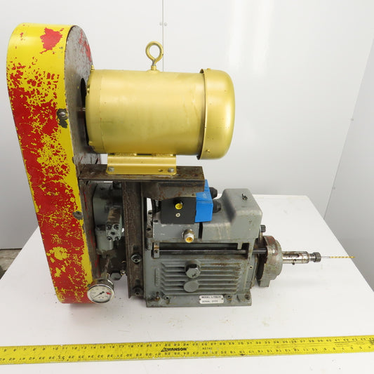 Drill Unit L-150J-V 3HP Horizontal Drilling Head 8-1/2" Stroke 1760RPM 230/460V