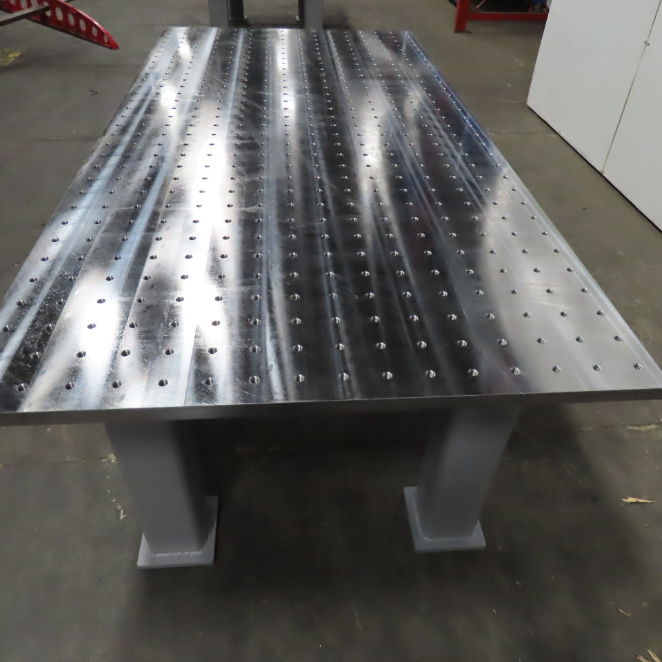 NEW 48"x96" Jig Fixture Welding Table 3"x3" Grid 1-1/2" Thick .005" Flat CUSTOM