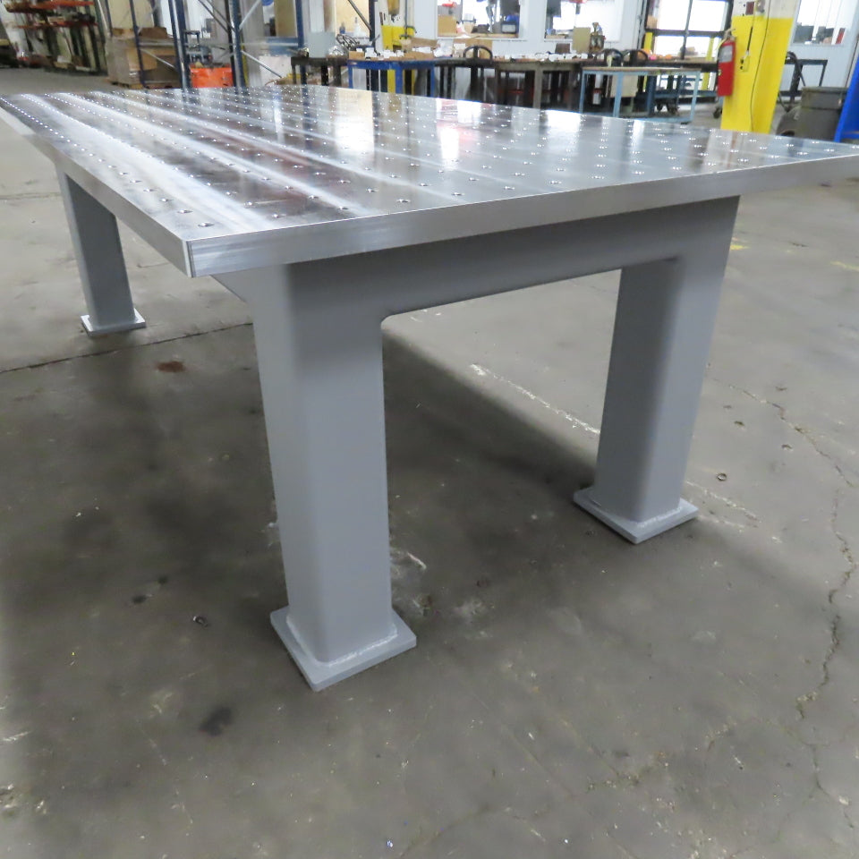 NEW 48"x96" Jig Fixture Welding Table 3"x3" Grid 1-1/2" Thick .005" Flat CUSTOM