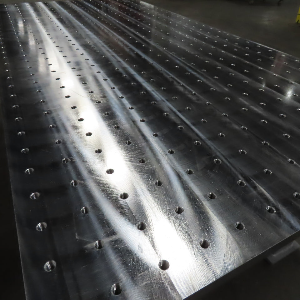 NEW 48"x96" Jig Fixture Welding Table 3"x3" Grid 1-1/2" Thick .005" Flat CUSTOM