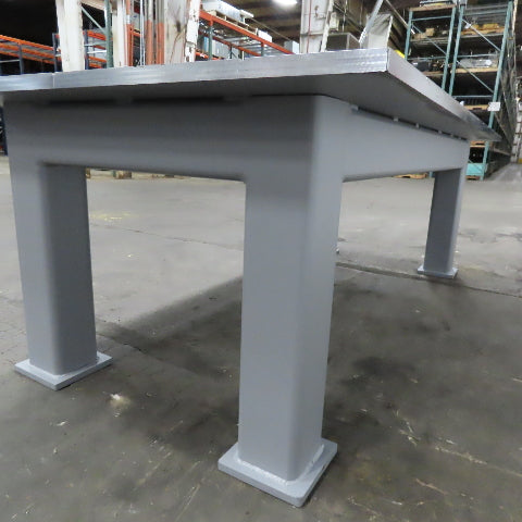 NEW 48" x 97" 1-1/2" T Steel 8" x 8" Slot Grid Fixture Jig Setup Welding Table