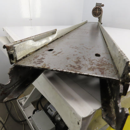 6" x 71" Small Parts Slider Bed Belt Conveyor 20FPM 230/460V 3PH Parts/Repair