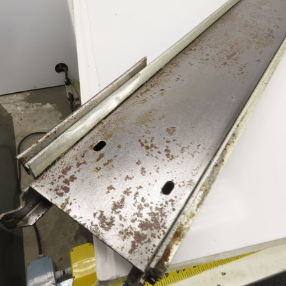 6" x 71" Small Parts Slider Bed Belt Conveyor 20FPM 230/460V 3PH Parts/Repair