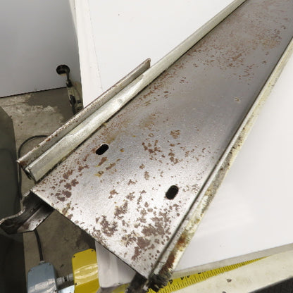 6" x 71" Small Parts Slider Bed Belt Conveyor 20FPM 230/460V 3PH Parts/Repair