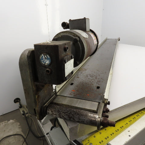 6" x 71" Small Parts Slider Bed Belt Conveyor 20FPM 230/460V 3PH Parts/Repair