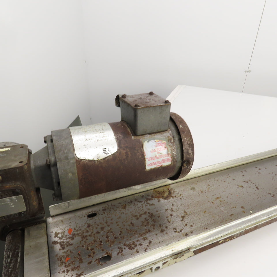 6" x 71" Small Parts Slider Bed Belt Conveyor 20FPM 230/460V 3PH Parts/Repair