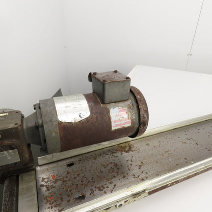 6" x 71" Small Parts Slider Bed Belt Conveyor 20FPM 230/460V 3PH Parts/Repair