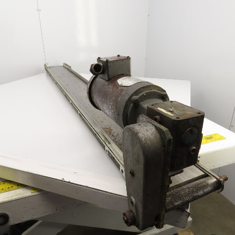 6" x 71" Small Parts Slider Bed Belt Conveyor 20FPM 230/460V 3PH Parts/Repair