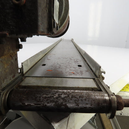 6" x 71" Small Parts Slider Bed Belt Conveyor 20FPM 230/460V 3PH Parts/Repair
