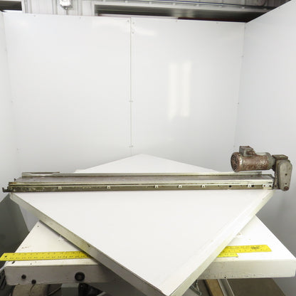 6" x 71" Small Parts Slider Bed Belt Conveyor 20FPM 230/460V 3PH Parts/Repair