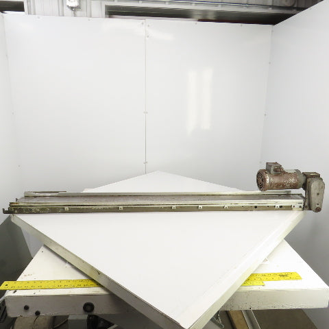 6" x 71" Small Parts Slider Bed Belt Conveyor 20FPM 230/460V 3PH Parts/Repair