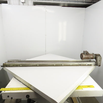 6" x 71" Small Parts Slider Bed Belt Conveyor 20FPM 230/460V 3PH Parts/Repair