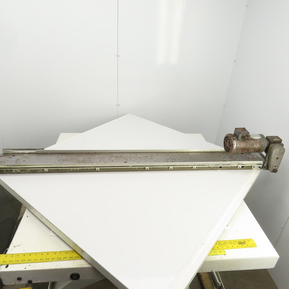 6" x 71" Small Parts Slider Bed Belt Conveyor 20FPM 230/460V 3PH Parts/Repair