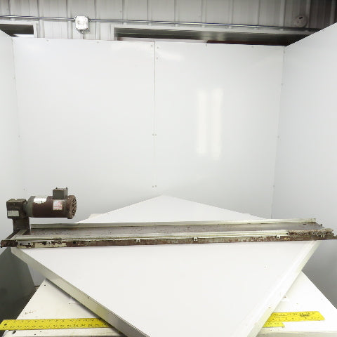 6" x 71" Small Parts Slider Bed Belt Conveyor 20FPM 230/460V 3PH Parts/Repair