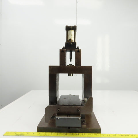 Pneumatic Cylinder Actuated Press 3" Stroke & Punch Fixture 2-3/4" Stroke
