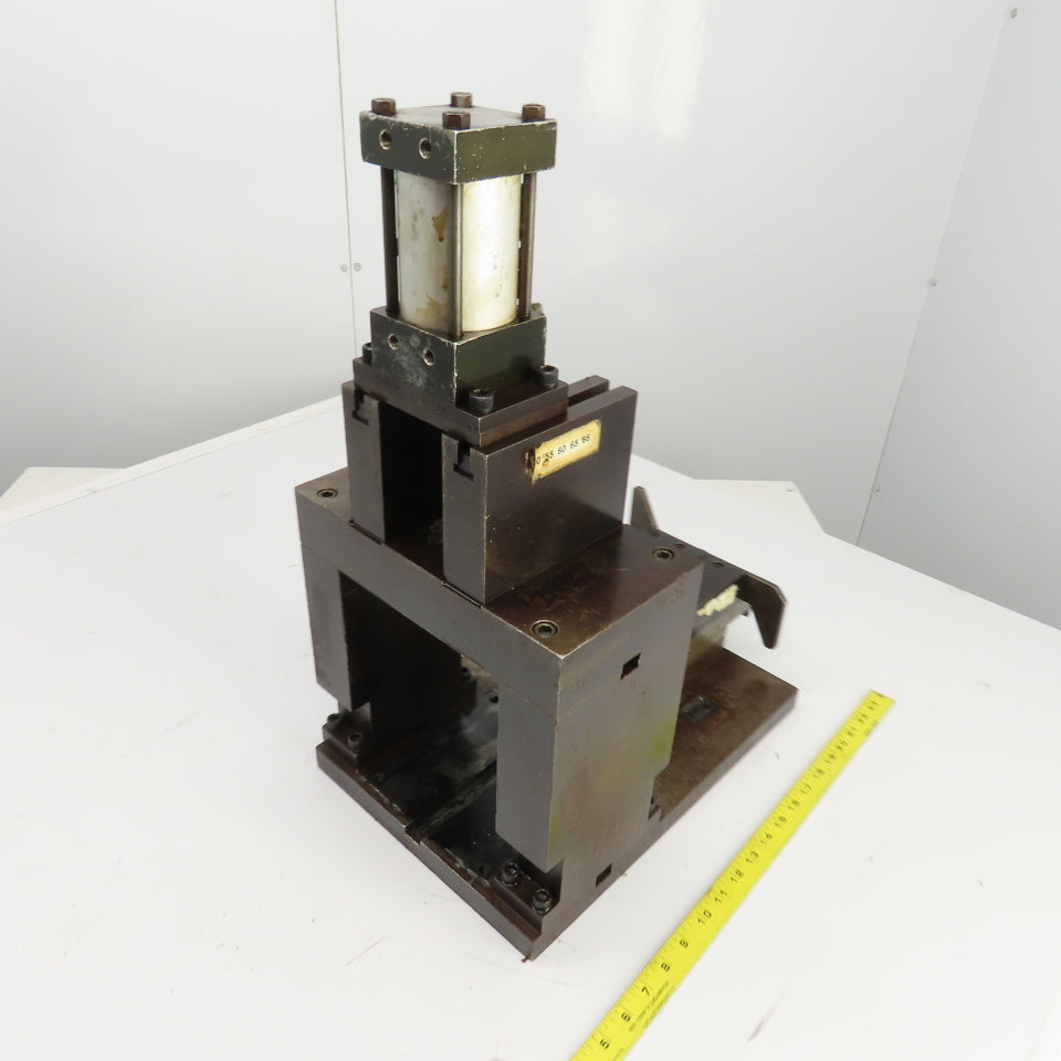 Pneumatic Cylinder Actuated Press 3" Stroke & Punch Fixture 2-3/4" Stroke