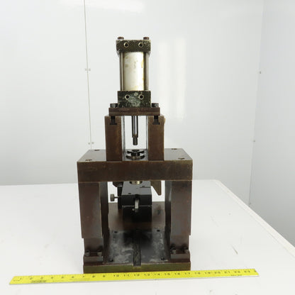 Pneumatic Cylinder Actuated Press 3" Stroke & Punch Fixture 2-3/4" Stroke