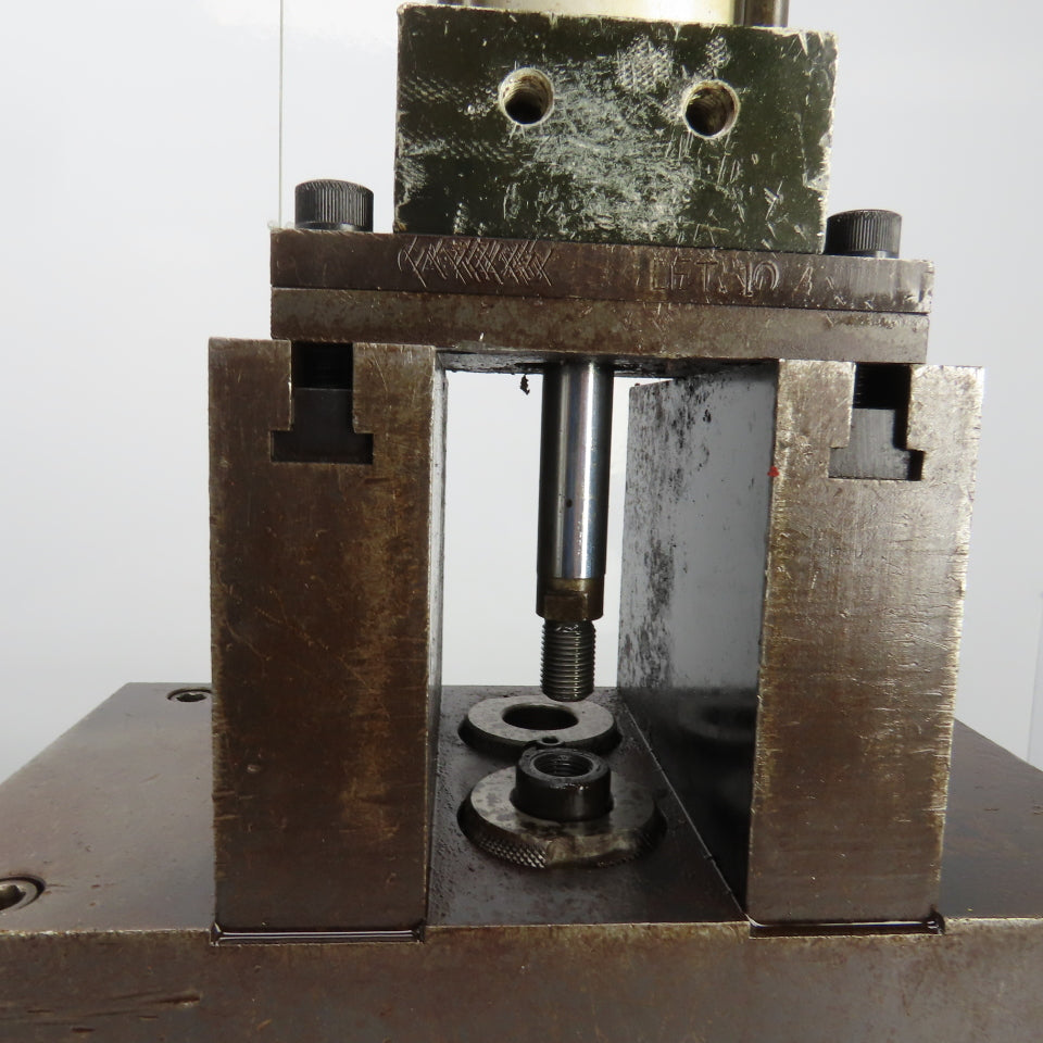 Pneumatic Cylinder Actuated Press 3" Stroke & Punch Fixture 2-3/4" Stroke