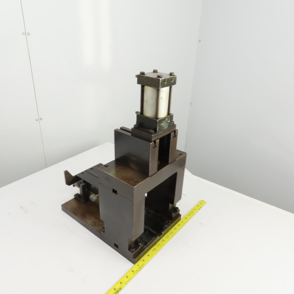 Pneumatic Cylinder Actuated Press 3" Stroke & Punch Fixture 2-3/4" Stroke