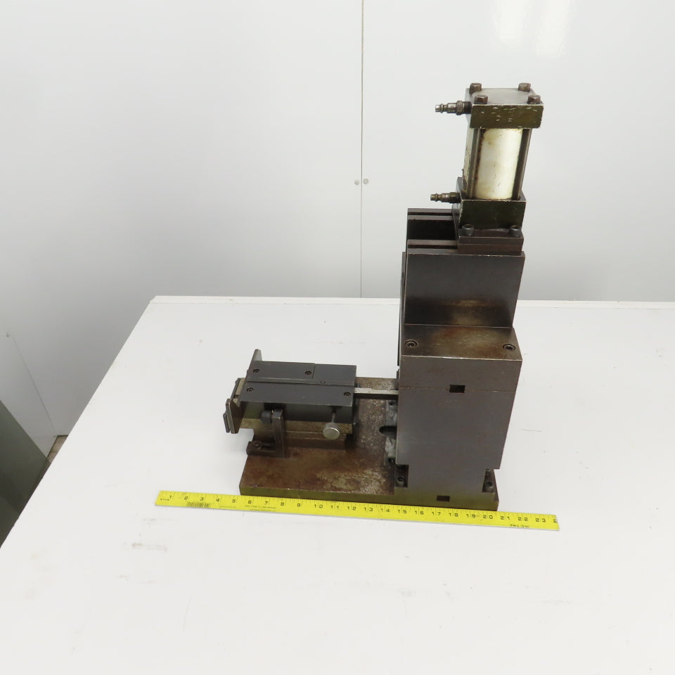 Pneumatic Cylinder Actuated Press 3" Stroke & Punch Fixture 2-3/4" Stroke