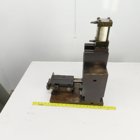 Pneumatic Cylinder Actuated Press 3" Stroke & Punch Fixture 2-3/4" Stroke