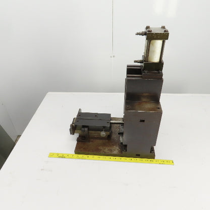 Pneumatic Cylinder Actuated Press 3" Stroke & Punch Fixture 2-3/4" Stroke