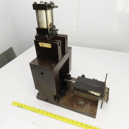 Pneumatic Cylinder Actuated Press 3" Stroke & Punch Fixture 2-3/4" Stroke