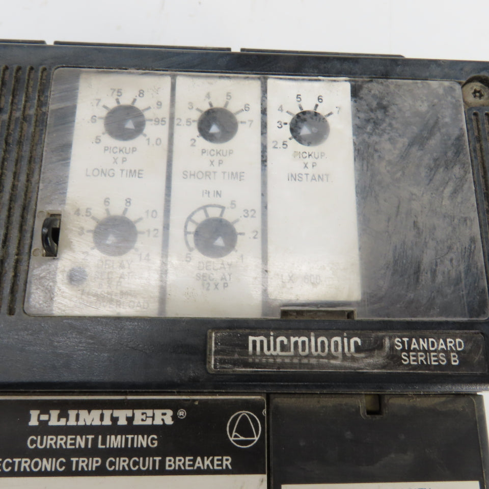 Square D LXIL36600 600A 600V Current Limiting Circuit Breaker W/MicroLogic Trip