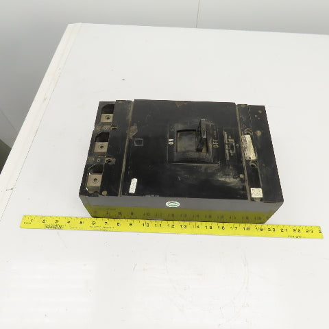 Square D 600A 600V Molded Case Current Limiting Circuit Breaker 3 Pole