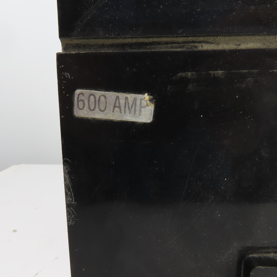 Square D 600A 600V Molded Case Current Limiting Circuit Breaker 3 Pole