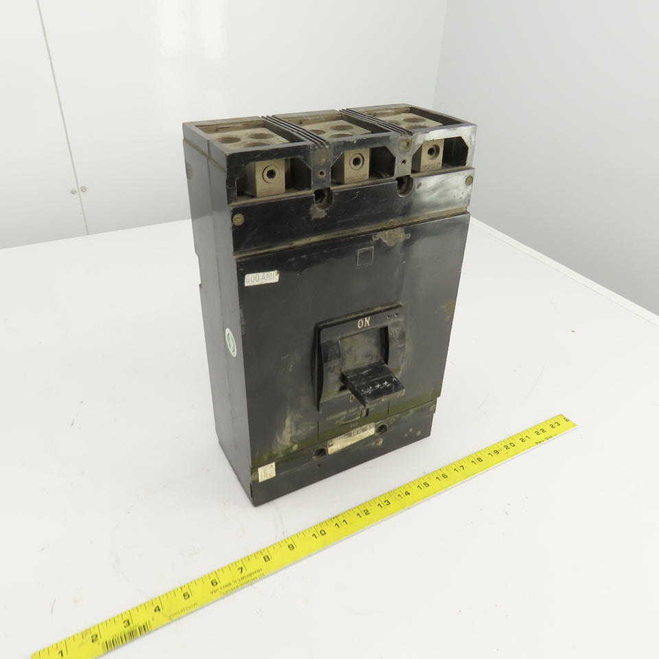Square D 600A 600V Molded Case Current Limiting Circuit Breaker 3 Pole