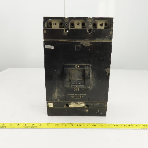 Square D 600A 600V Molded Case Current Limiting Circuit Breaker 3 Pole