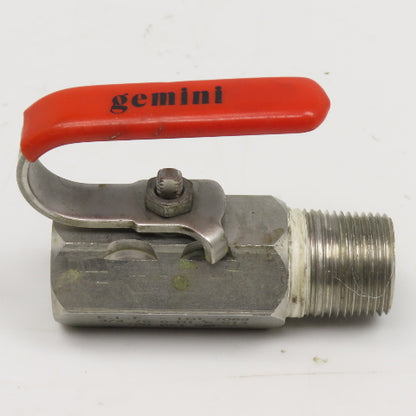 Gemini 3/4 76-6-RT-6-S13 3/4 NPT Male x Female Stainless Steel Ball Valve 720PSI