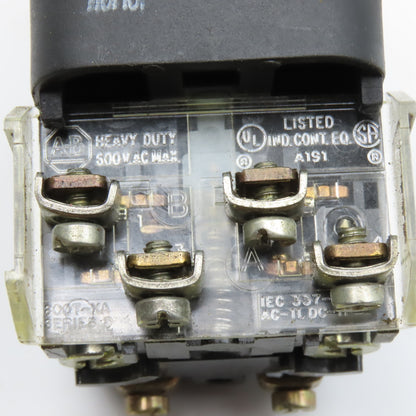 Allen Bradley 800T-PT16 Red Amber Illuminated Push Button 120V Lot Of 3