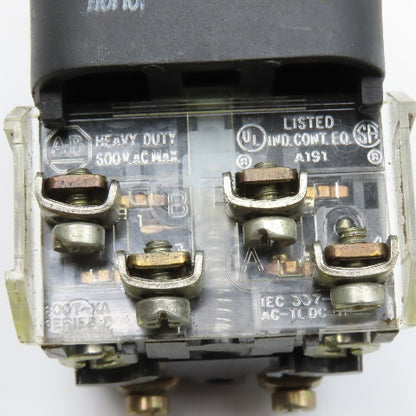 Allen Bradley 800T-PT16 Red Amber Illuminated Push Button 120V Lot Of 3