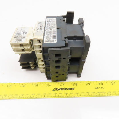 Telemecanique LC1D25 Contactor Starter W/ Auxiliary 3NO/1NC 600V 25Hp 120V Coil