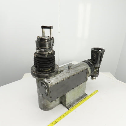 Motor Driven 3 Stage Rotary & Vertical Indexer 90° Turn 5-1/2" Vertical Stroke
