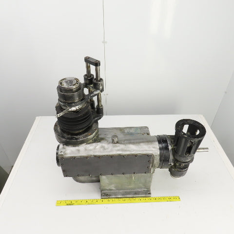 Motor Driven 3 Stage Rotary & Vertical Indexer 90° Turn 5-1/2" Vertical Stroke