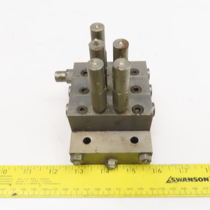 Lubriquip MSP-40T MSP-30S Modular Lubrication Divider Valve Assembly