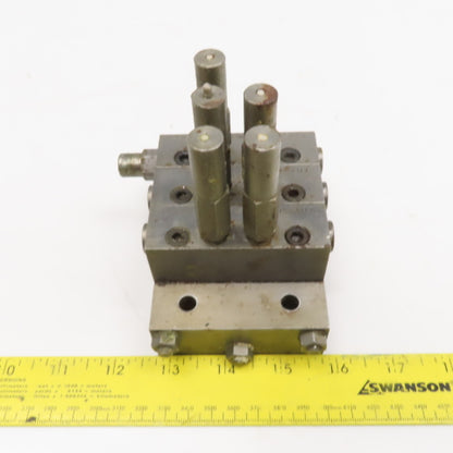 Lubriquip MSP-40T MSP-30S Modular Lubrication Divider Valve Assembly