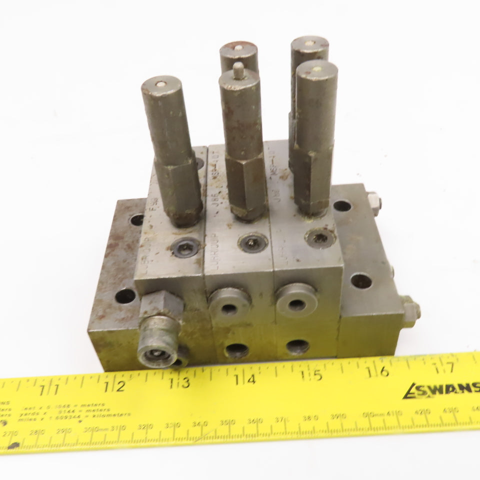 Lubriquip MSP-40T MSP-30S Modular Lubrication Divider Valve Assembly