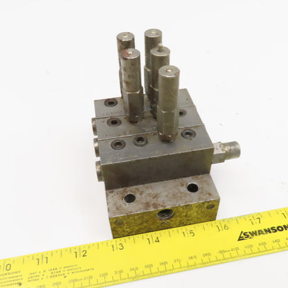 Lubriquip MSP-40T MSP-30S Modular Lubrication Divider Valve Assembly